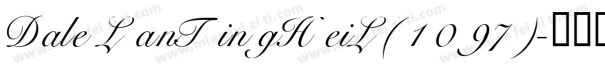 Dale LanTingHeiL(1097)字体转换